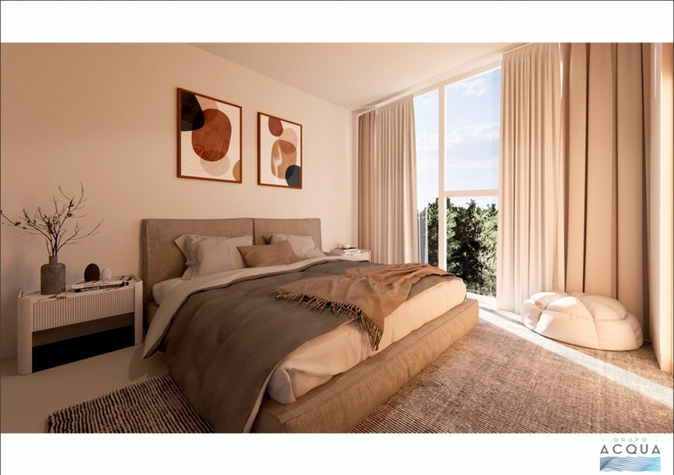 Departamento 3 ambientes -  Acqua Pinamar  (Venta financiado en pozo).