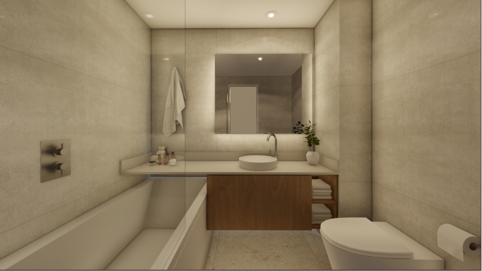 Departamento 3 ambientes -  Acqua Pinamar  (Venta financiado en pozo).