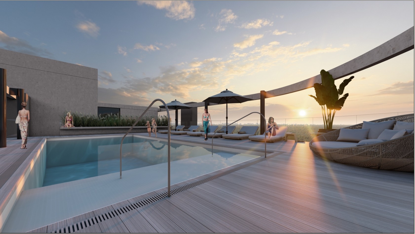 Departamento 3 ambientes -  Acqua Pinamar  (Venta financiado en pozo).