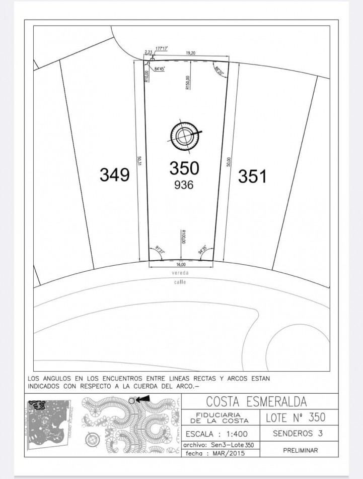 lote en  oportunidad costa esmeralda senderos III