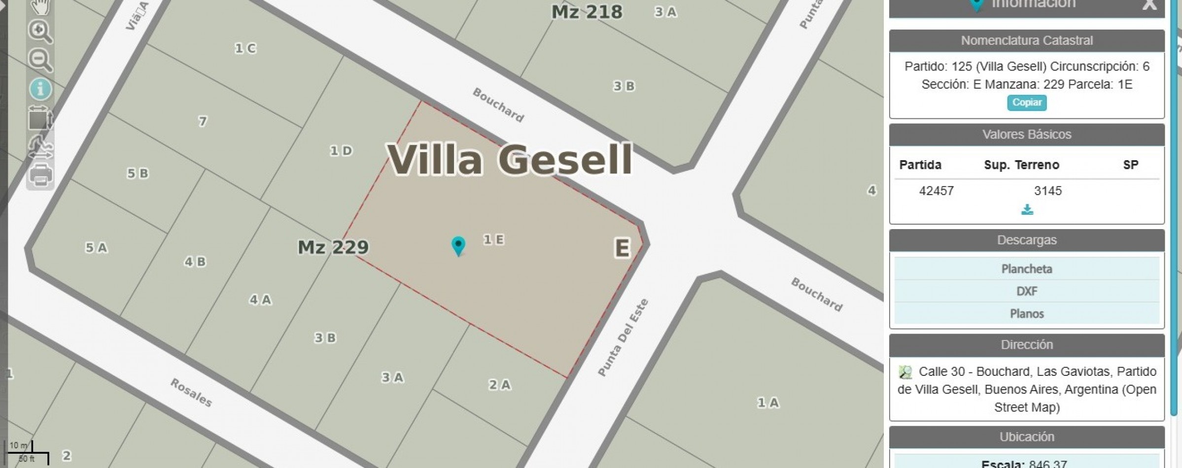 Lote a 3 cuadras de la playa en Las gaviotas VILLA GESELL